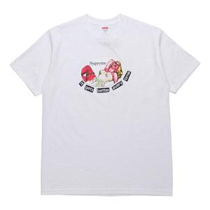 Футболка ss19 it gets better every time tee Supreme, белый