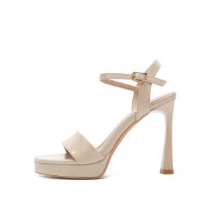 Zubumei Женские сандалии на одной застежке - нуде, цвет Nude