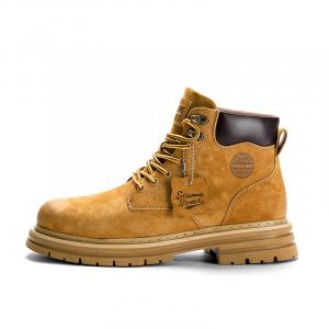 Теплая износостойкая нескользящая обувь для активного отдыха с эффектом увеличения роста Unisex SESAME STREET, caramel коричневый[classic]