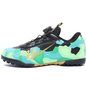 Женские футбольные бутсы Low Top Gold Binary, черно-зеленые