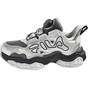 Кроссовки BOA с низким верхом, устойчивые к истиранию и скольжению для детей и подростков FILA KIDS, серебряный/серый