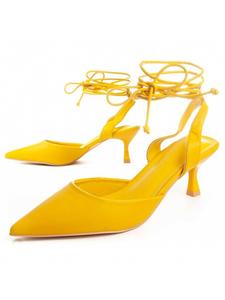 Туфли-лодочки Marianeta желтого цвета Montevita