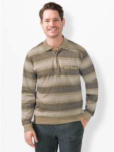 Рубашка с длинными рукавами в бежевую полоску WITT WEIDEN