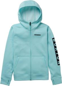 Толстовка Burton Kids' Oak с застежкой-молнией на всю длину, Light Teal Heather