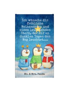 Mr. & Mrs. Panda Зимнее полотенце с изображением Трех Королей    белого цвета