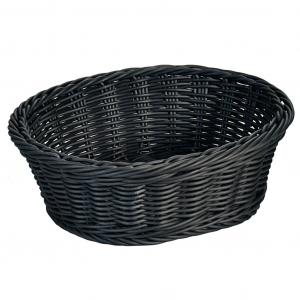 Хлебница Корзина для хлеба и фруктов, набор из 5 шт. Набор, 5 предметов, ширина примерно 25 см Kesper, черный