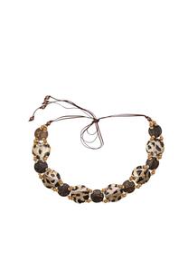 Ремень для завязывания Seabreeze-ракушка для завязывания Collezione alessandro, коричневый