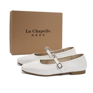 La Chapelle Мэри Джейн на массивном каблуке 1,3 см женские бежевые, цвет Beige