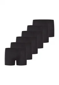Короткие шорты из хлопка 95/5, упаковка из 6 штук. Schiesser, Schwarz