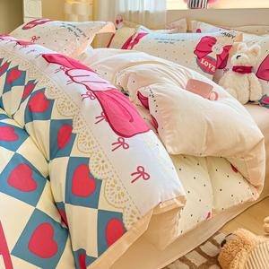 Jie Liya Комплект постельного белья для кровати 1,5 м: простыня на резинке, размер 200x230 см