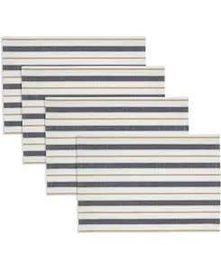 Современные полосатые салфетки под приборы, 13 x 19 дюймов Saro Lifestyle, blue