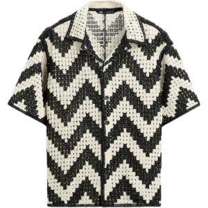 Футболка мужская бело-черная ZARA