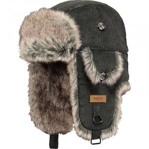 Зимняя шапка-бомбер в рубчик Barts, цвет army