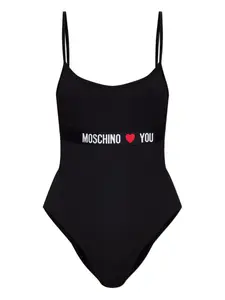 Боди с ремешками Moschino, черный