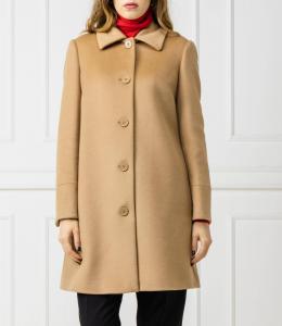 Шерстяное пальто MAX&Co. jet, бежевый