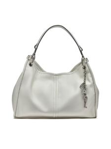 Кожаная сумка-тоут Luciene среднего размера Karl Lagerfeld Paris, цвет Winter White