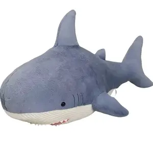 Плюшевая кукла Shark Dolls высотой 60см/90см/120см MENGDINUO, синий