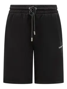 Спортивные шорты с принтом-каракулями Off-White, черный