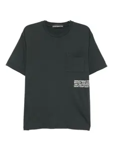 Хлопковая футболка с принтом в виде лозунга Department 5, серый