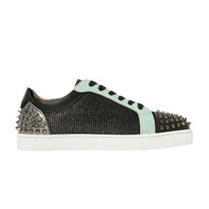 Кроссовки Christian Louboutin Seavaste 2 Orlato Flat Black Mint, разноцветный