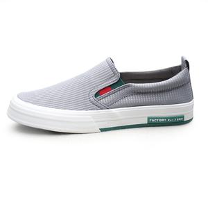 SENJIALUO Мужские повседневные кроссовки мужские низкие хаки-серые, цвет Gray