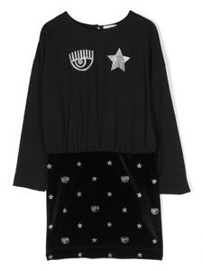 Chiara Ferragni платье с логотипом Eyelike, синий