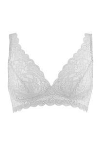 Кружевной бюстгальтер Moments с цветочным принтом для женщин HANRO, белый