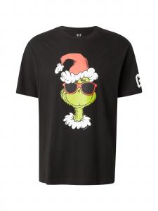 GAP Футболка 'GRINCH' в черном цвете