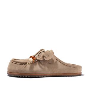 Сланцы женские с закрытым носком, устойчивые к истиранию, резиновая подошва BELLALILY, Milk Tea