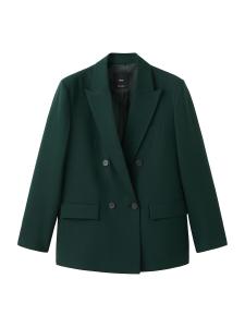 Блейзер MANGO IRESE, темно-зеленый