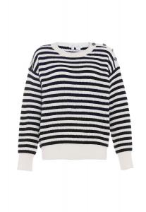 Свитер Blonda Sweater, цвет WOLLWEISS MARINE