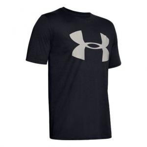 Футболка men's big logo reflective short sleeve black Under Armour, черный