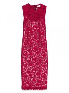 Платье миди из макраме P.A.R.O.S.H., красный