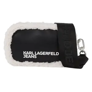 Сумка через плечо Karl Lagerfeld Jeans A4W30233 из овчины, черный