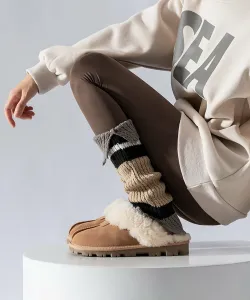 Многобортные гетры с деревянными пуговицами Aimoha - Select -, цвет Gray