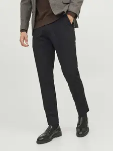 Брюки-чиносы Jack & Jones "JPSTMARCO JJCOOPER CHINO NOOS", черный