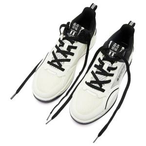 Износостойкие дышащие низкие скейтерские кроссовки мужские белые черные QIAODAN