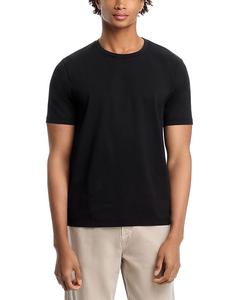 Футболка классического кроя из плотного хлопка FRAME, черный