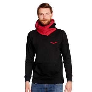 Толстовка The Batman Logo черно-красная