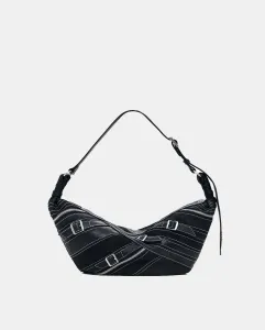 Маленькая сумка из искусственной кожи с пряжками Desigual, черный