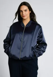 Бомбер больших размеров с принтом kragen Tom Tailor, Sky Captain Blue