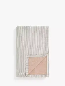 Покрывало John Lewis Pencil Cotton Reversible, цвет auburn