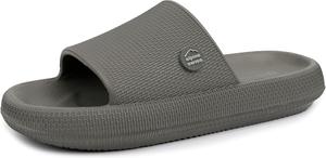 Мужские тапочки Alpine Swiss Omar Mens с подушкой, ультракомфортные, как облако, водонепроницаемые, легкие сандалии, быстросохнущие, нескользящие для душа, Olive