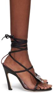 Черные босоножки на каблуке Butterfly '105 Blumarine