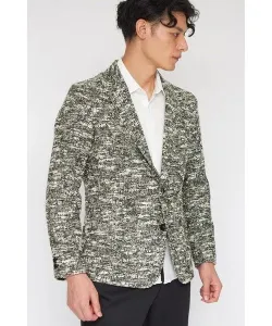 Куртка из шерстяного жаккарда ZERO от TORNADO MART, цвет Black