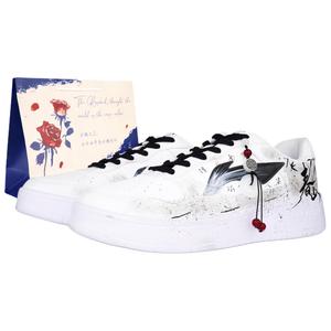 LINING Скейтерские кеды низкие Unisex Black White износостойкие и легкие