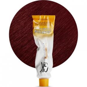 GK HAIR Global Keratin Профессиональная крем-краска для волос в тюбике 3,4 жидких унции 100 мл Питательные очищающие краски для укладки Высокоэффективный стойкий полуперманентный натуральный тонер Красный 7,66 Интенсивный блондин