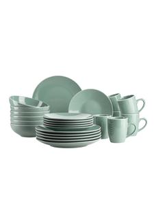Набор столовых приборов, керамическая посуда Элисса, зеленый цвет Mäser