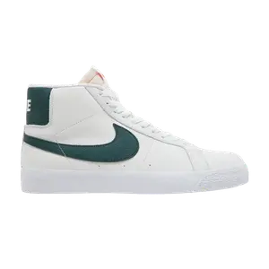 Кеды Nike Zoom Blazer Mid ISO SB 'White Pro Green', белый