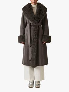 Пальто с отделкой из искусственного меха James Lakeland, Grey